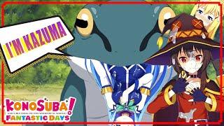 Kazuma turns into a GIANT FROG and does NASTY stuff | Anime KonoSuba APRIL FOOLS Funny Story