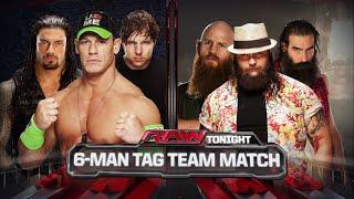 John Cena, Roman Reigns & Dean Ambrose Vs The Wyatt Family - WWE Raw 09/06/2014 (En Español)