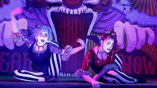 Circus Clown Contortionist Duo act - Comedy & Contortion - Cirque Quirk - San Diego & California