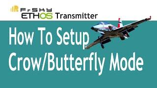 #Howto #setup #Crow or Butterfly mode with FrSky Ethos Radios.