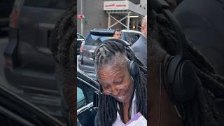 Whoopi Goldberg shows why she is iconic and capable of street banter! #whoopigoldberg