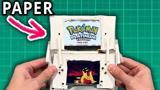 I made a Paper Nintendo DS…