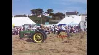 John Deere B with a Trailed Hay Kicker Tedder