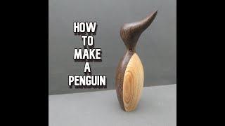 Wood Turning...An elegant looking Penguin..