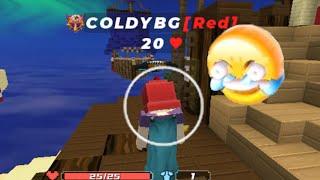 Destroying @COLDY_BlockmanGO In Bedwars || Blockman Go