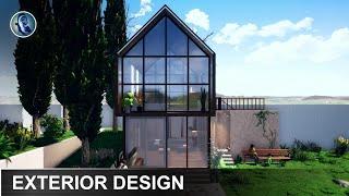 Small Traditional Home Rendering in Twinmotion 2019 |  Exterior design | Scoarpe Edit Veid 3D