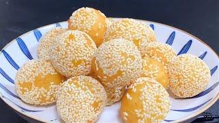 This method of making potato balls is very popular. It is not stir-fried, boiled or fried. It is cri