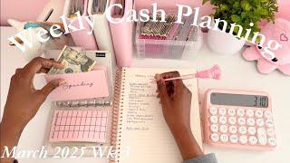 $410 | Weekly Cash Planning | March 2025 | Single Mom