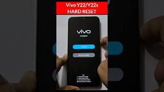 Vivo Y22/Y22s HARD RESET/FORGOT PASSWORD