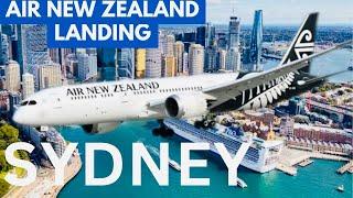 Touchdown in Sydney: Air New Zealand's Epic Landing Experience!