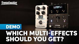 TC Electronic Plethora X1 or Line 6 HX One: Which Multi-effects Pedal Would You Choose?