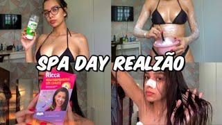 SPA DAY REALZÃO  unha, banho de lua, skincare