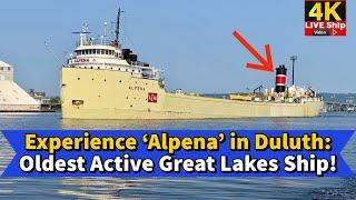 ️Experience Alpena in Duluth: Oldest Active Great Lakes Ship!