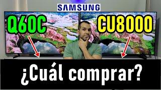 SAMSUNG Q60C vs CU8000: ¿CUÁL DEBERÍAS COMPRAR? / QLED vs Crystal