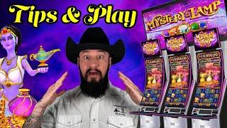 Tip to better your GRAND chance  Plus a TRIPLE POP BONUS!  Mystery of the lamp slot play 