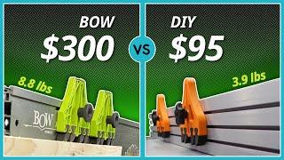 The best table saw upgrade!    DIY with more features than the Bow system