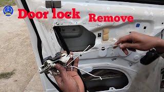 Alto 800 door lock remove.How to remove a door lock?