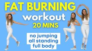 20  Minute Full Body Workout - No Jumping with Weight Loss Exercise