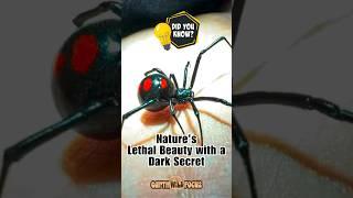 Black Widow: Nature's Lethal Beauty with a Dark Secret #shorts #youtubeshorts #youtube