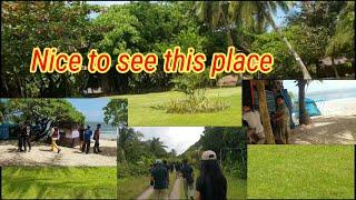 Its nice to see this place @Coca beach Guian Eastern Samar #greenenvironment  #palmtrees #niceview