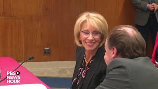 WATCH: Education Secretary Betsy DeVos to go before Senate committee