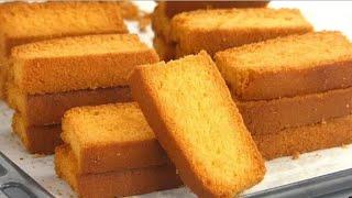 Cake Rusk Making in Bakery, Cake rusk recipe, Bakery my love