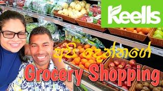 Our first Grocery shopping Vlog | අපි දෙන්නගේ සතියක බඩු | keells