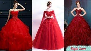 Most Beautiful Red Gown Collection Of 2019Gorgeous Red Colour Wedding Gown