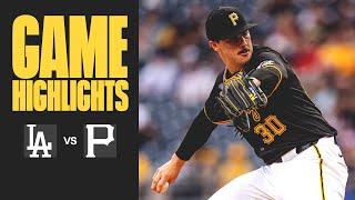 Paul Skenes Improves to 3-0 on the Season with Win | Dodgers vs. Pirates Highlights (6/05/24)
