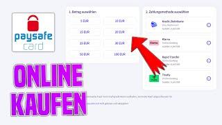 PAYSAFECARD Online KAUFEN & AUFLADEN Tutorial | PaySafe Guthaben