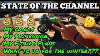 STATE OF THE CHANNEL & HOW I KEEP MYSELF MOTIVATED TO MOTOVLOG | 2022 ZX6R (636) KRT