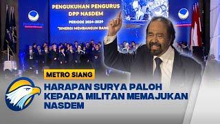 Pelantikan Pengurus DPP Partai NasDem 2024-2029 [Metro Siang]