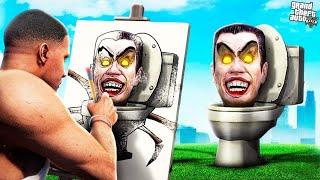 Drawing EVERY Skibidi Toilet TO BRING ALIVE In GTA 5 | MAGIC PENCIL | Lovely GTA