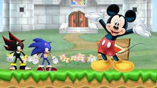 New Super Sonic Bros. Wii: Sonic Movie 3 - 2 Player Co-Op Walkthrough (HD)