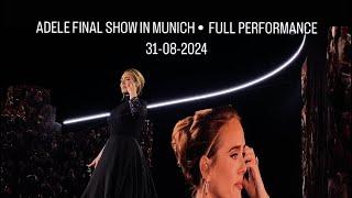 ADELE FINAL SHOW IN MUNICH •  FULL PERFORMANCE 31-08-2024 Front of stage view