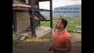 STEEL STRUCTURE BANAUNE SAHI TARIKA#EARTHQUAKE RESISTANT BUILDING#ECONOMICAL BUILDING CONSTRUCTION