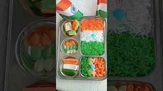 Happy independence day  tricolour thali #independencedaystatus #shortvideo #healthyfood