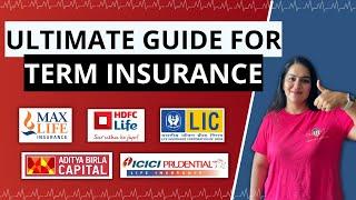 ULTIMATE GUIDE for Term Insurance | Term Insurance Details in HINDI | Gurleen Kaur Tikku