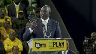 Kenya's Ruto launches 'bottom-up economic model' as part of election manifesto | AFP