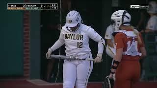 #1 Texas vs #24 Baylor | Full College  Softball 04/12/2024