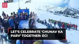 ECI tweets a video as part of its SVEEP activities in J-K: 'Let's celebrate 'Chunav Ka Parv'...'