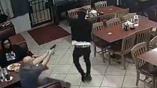 Armed Restaurant Robbery Suspect Shot Dead by Customer