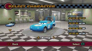 Cars GameCube - The King Gameplay (Dolphin)