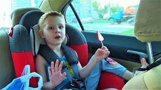 baby vlog we go on a road trip to visit Max opens the surprise and patting cats