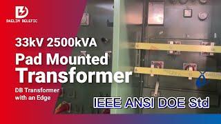 33kV 2500kVA Pad Mounted Transformer | Daelim Transformer