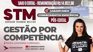 STM - Gabaritando Gestão por Competência - Pós-EDITAL - Prof. Giovanna Carranza