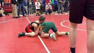 Parker Sturtevant (Adirondack) vs Allen (Lowville) 9/10 79-87lb at Lowville Tournament 3-4-2023