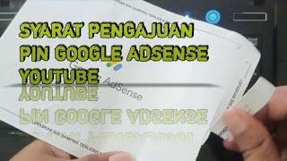 Syarat Pengajuan PIN Google Adsense YouTube Terbaru 2024 #adsense #pin #youtube #googleadsense