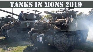 Tanks in Mons 2019 (Sherman, Leopard,...)