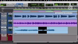 Pro Tools Mixing Tip: Using Elastic Audio to adjust duration of a note.